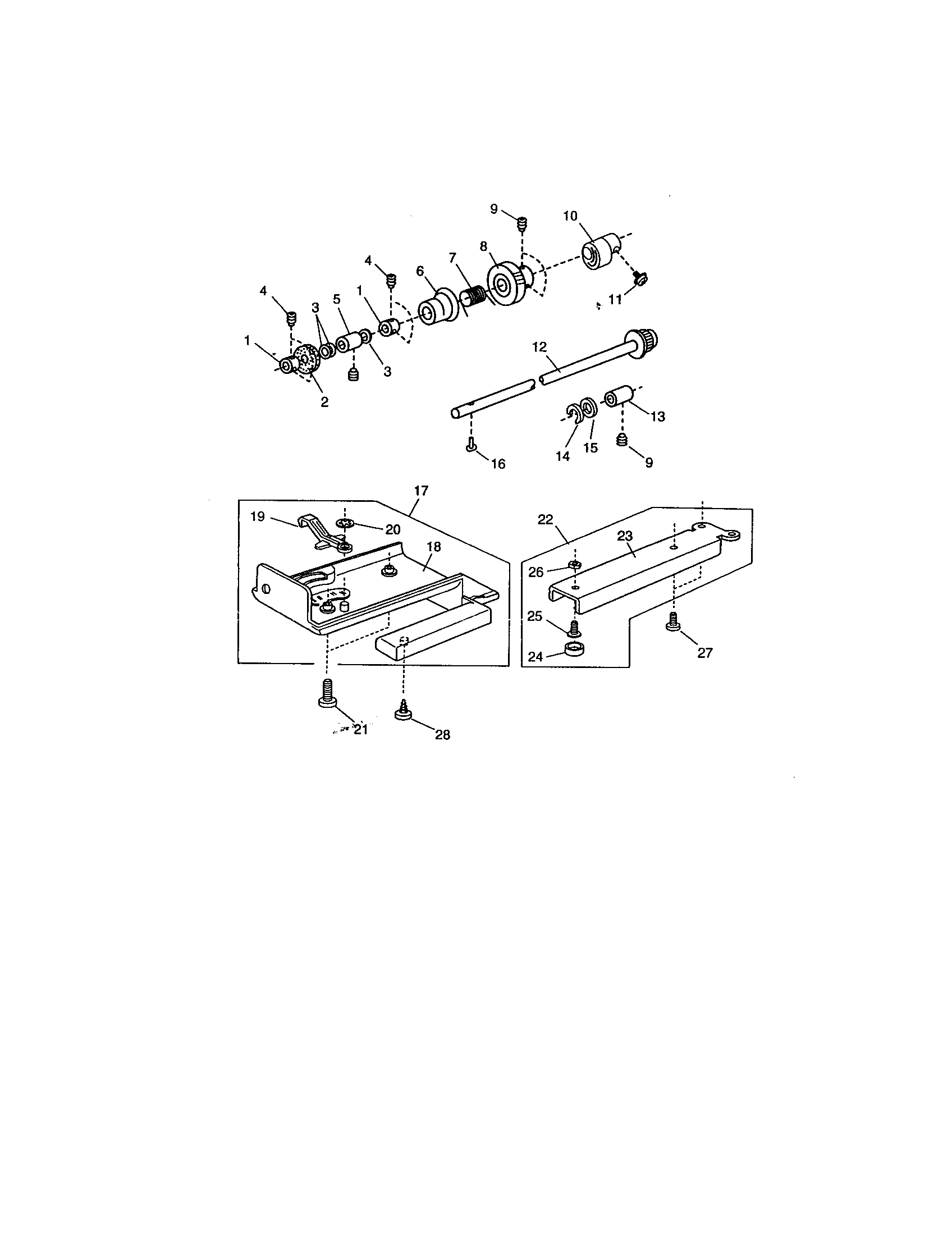 LOWER SHAFT RING/BED COVER