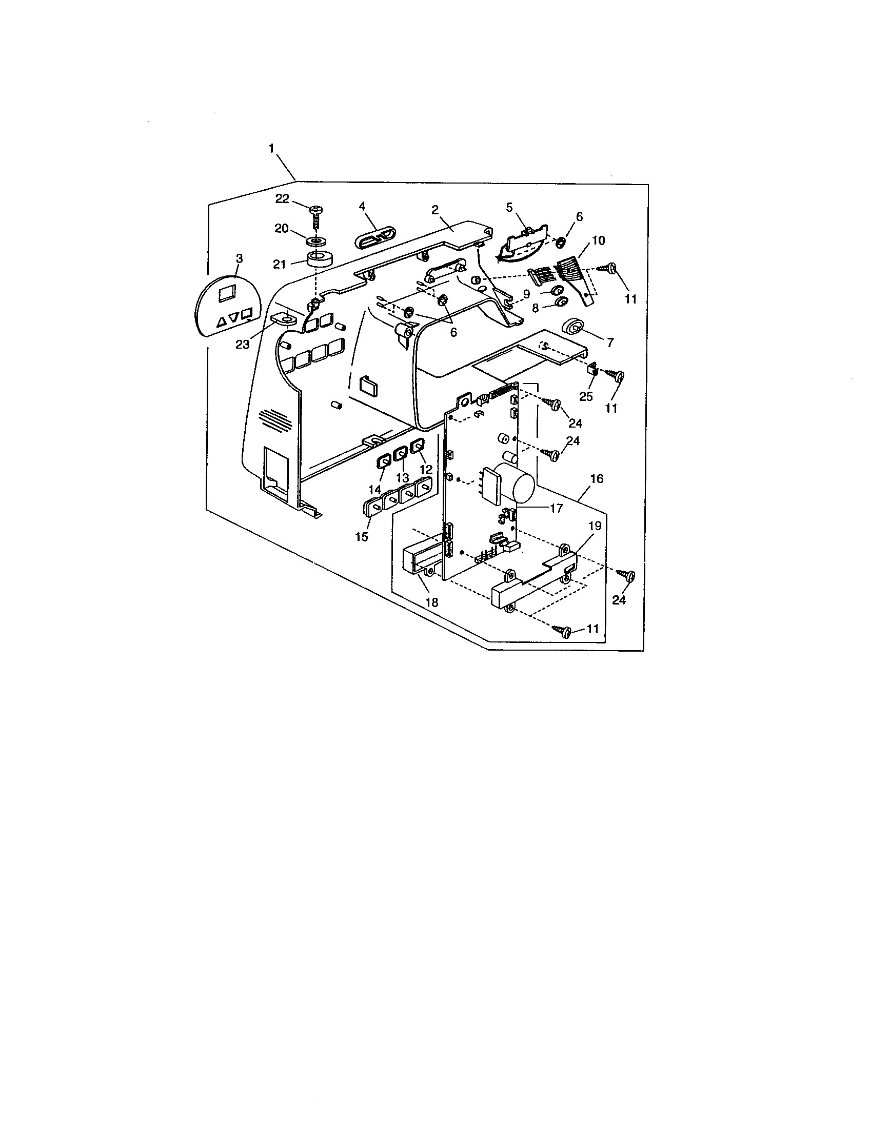 FRONT COVER UNIT/A AND F BOARD