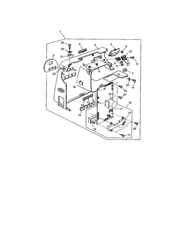 Front cover unit/a and f board