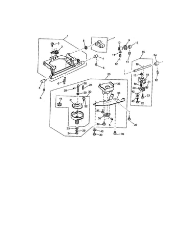 Feed lock shaft unit