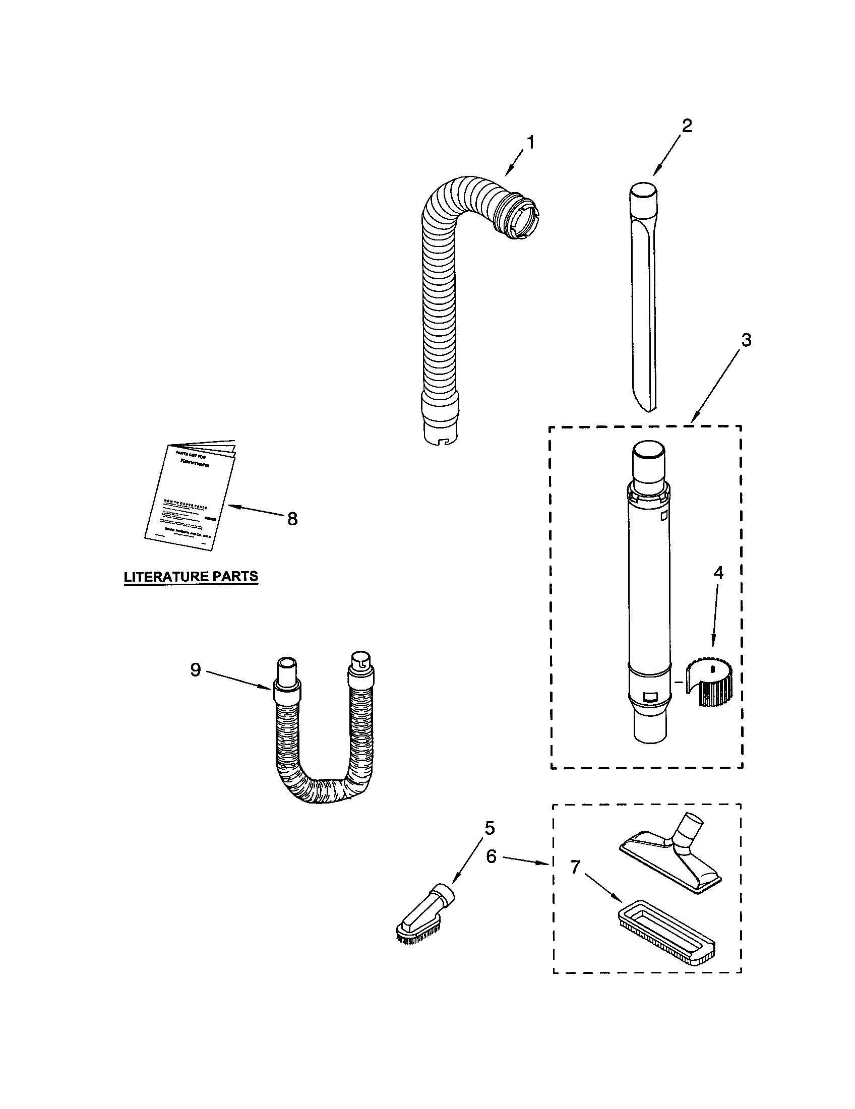 Hose and attachment