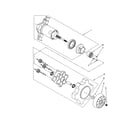 Kenmore 11632903200 agitator motor and gear assembly diagram