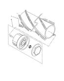 Agitator and end cap assembly