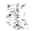 Tecumseh TVXL220-157220A blower housing/cylinder/body diagram