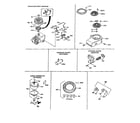 Craftsman 143406042 control bracket/rewind-starter diagram