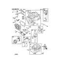 Craftsman 917388740 cylinder/crankshaft diagram