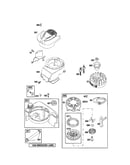 Starter-rewind/flywheel