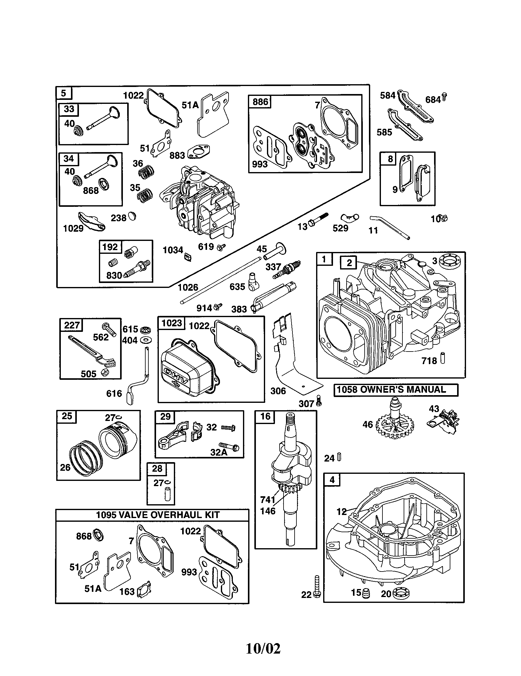 CYLINDER HEAD/CRANKSHAFT