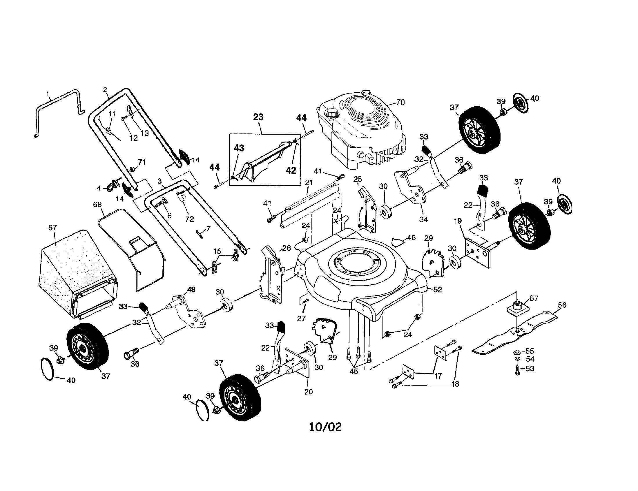 ROTARY LAWN MOWER