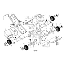 Craftsman 917388741 rotary lawn mower diagram