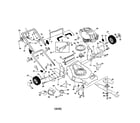 Craftsman 917378531 engine/housing/handle diagram