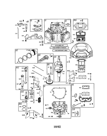 Cylinder/crankshaft