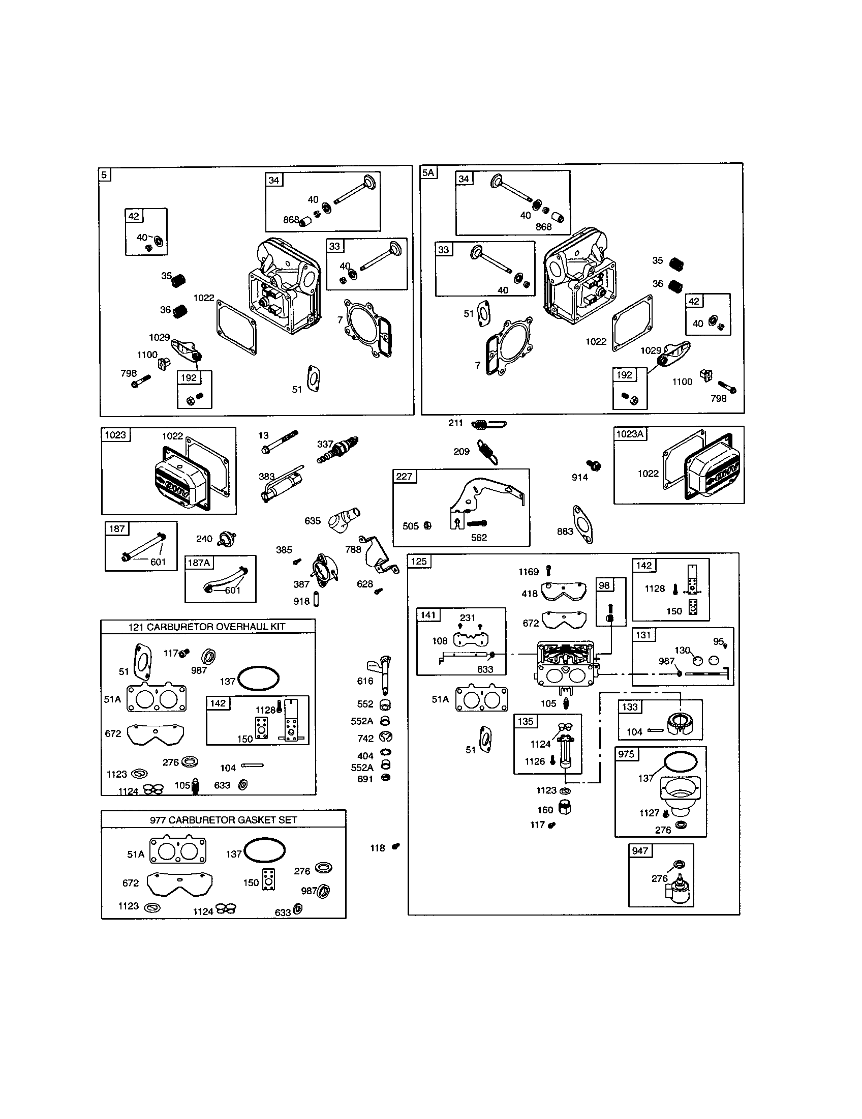 Head-cylinder/carburetor