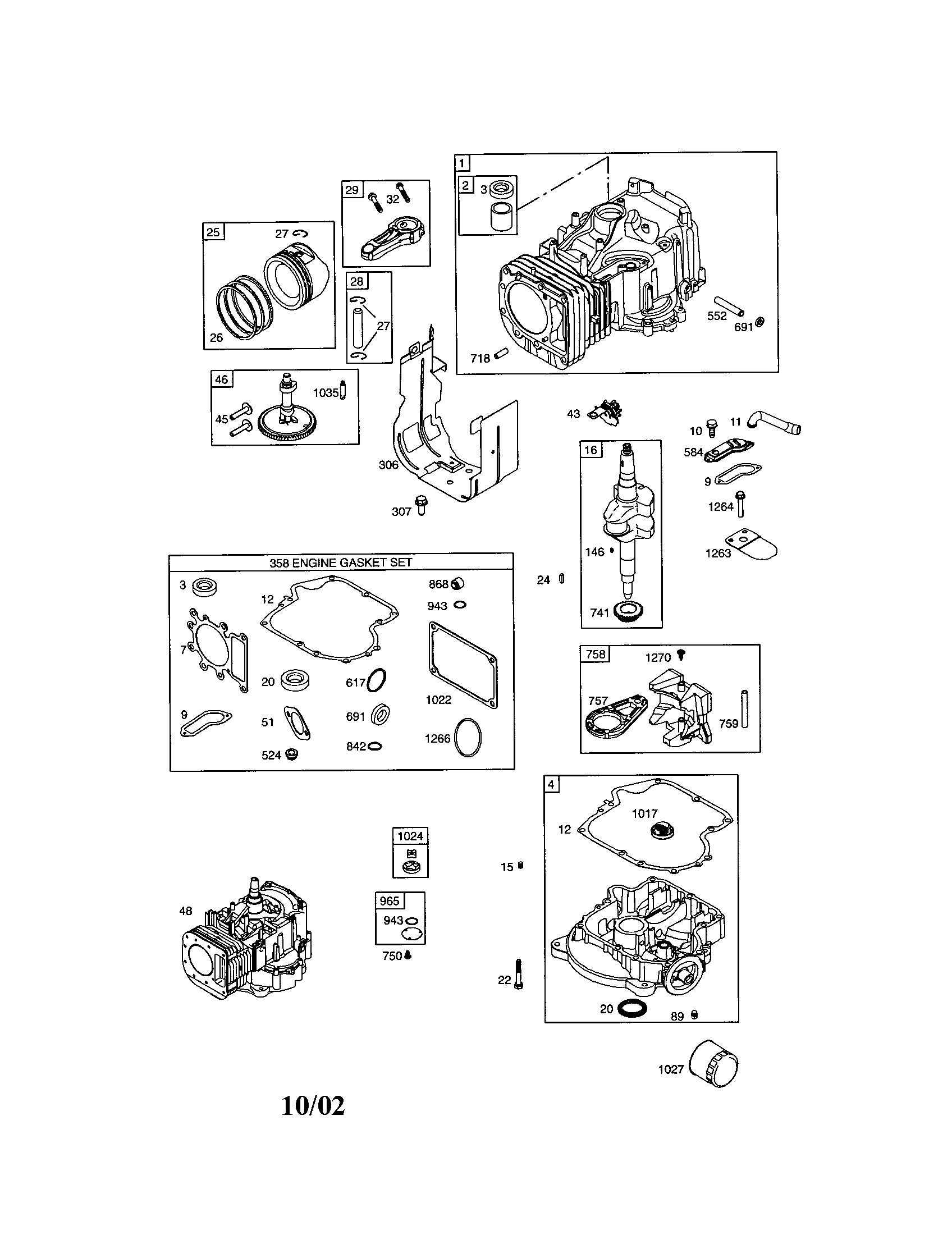 Cylinder/crankshaft