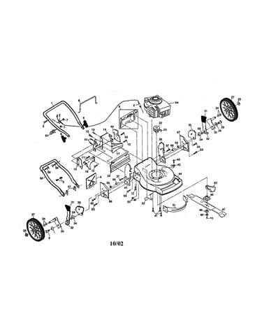 Engine/housing/handle