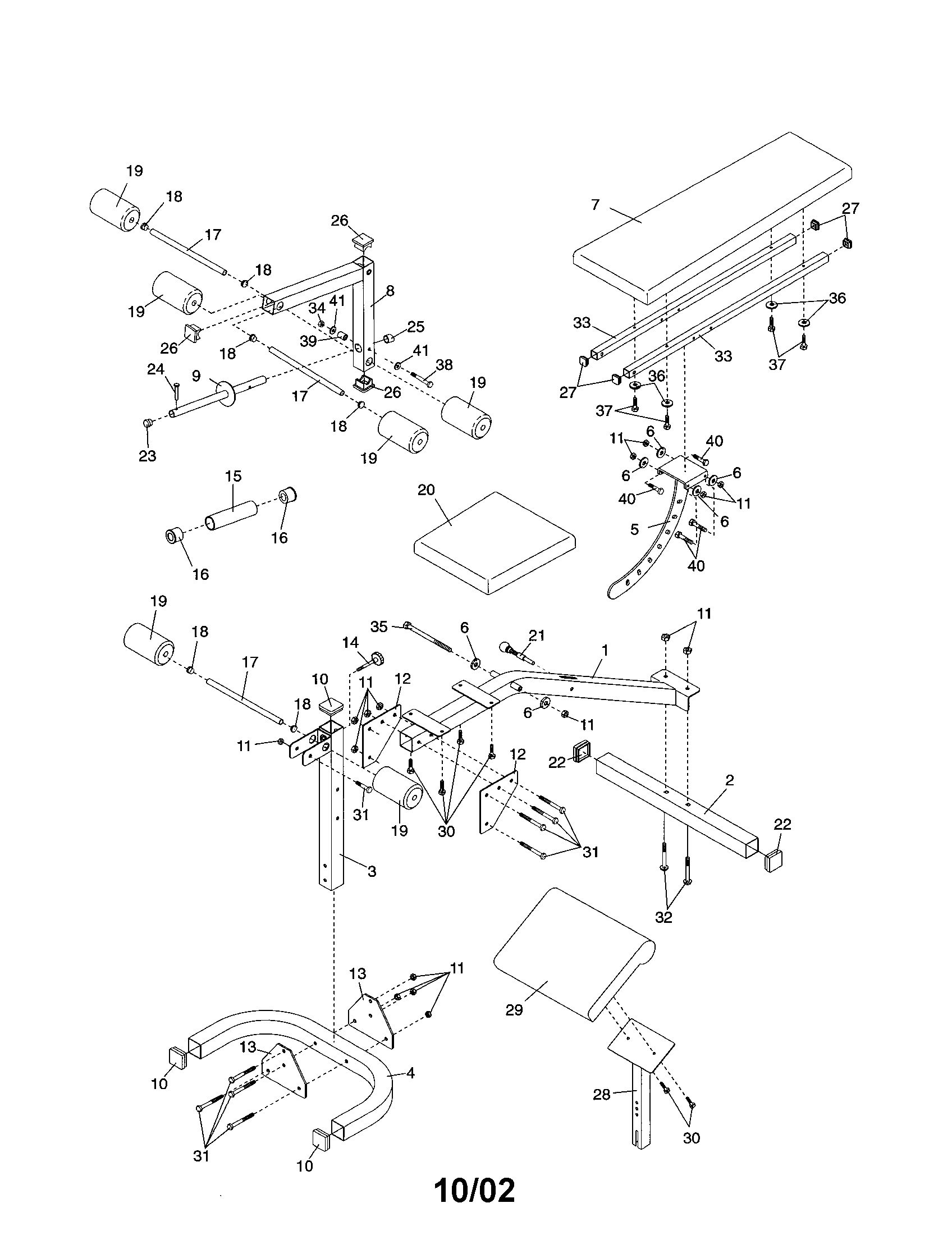 Weider utility bench