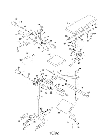 Weider utility bench