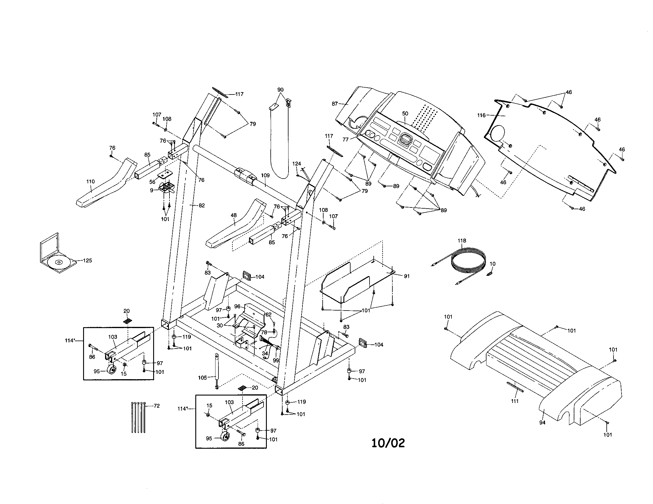 Consol base and motor hood