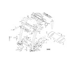 Proform PFTL69501 console base and hood-motor diagram