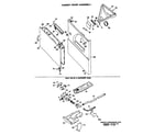 GE DDG7286RCL cabinet front assembly diagram