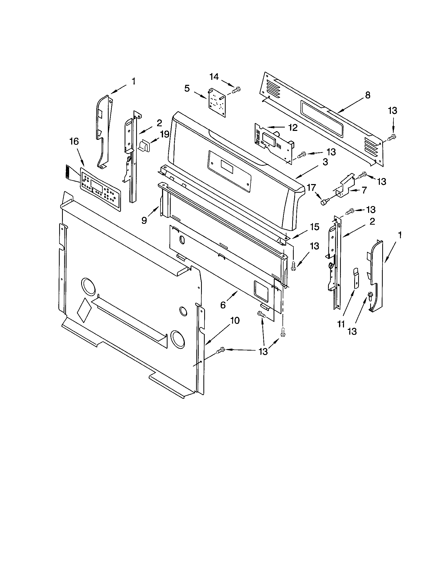 CONTROL PANEL PARTS