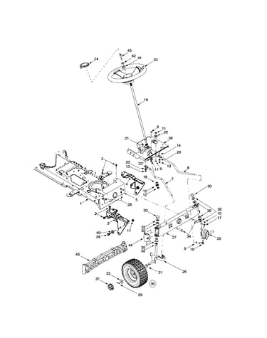 Lower frame/steering