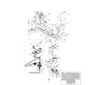 MTD 13AU604H402 hitch plate/engine pulley diagram