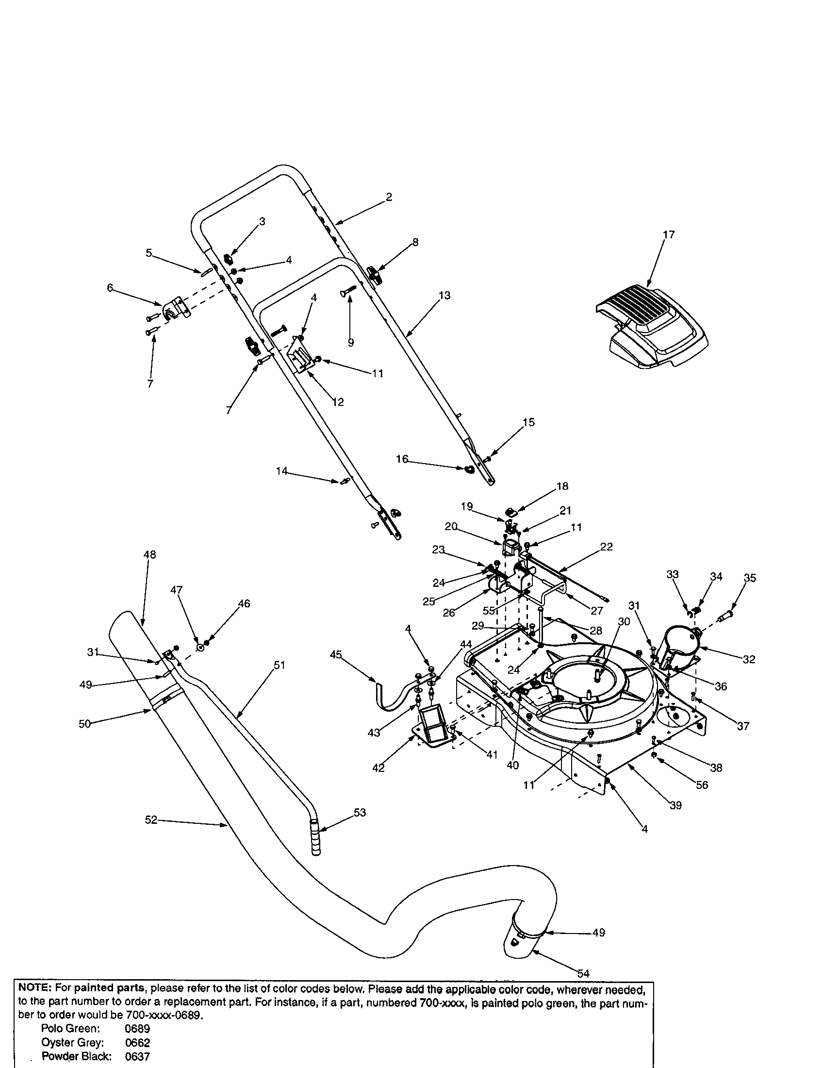 Handle/housing/hose
