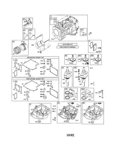 Cylinder/crankshaft