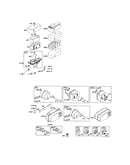 Muffler/base-air cleaner