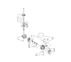 Kenmore 11022842102 brake/clutch/gearcase/motor/pump diagram