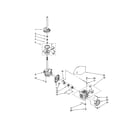 Kenmore 11022832102 brake/clutch/gearcase/motor/pump diagram