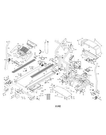 Console/walking belt/motor