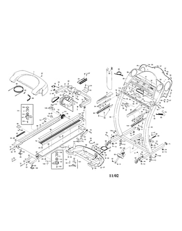 Console/walking belt/motor