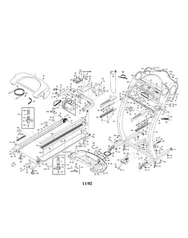 Console/walking belt/motor