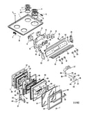 Cooktop and door