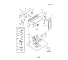 Whirlpool 8BLGR5636JQ0 top and console diagram