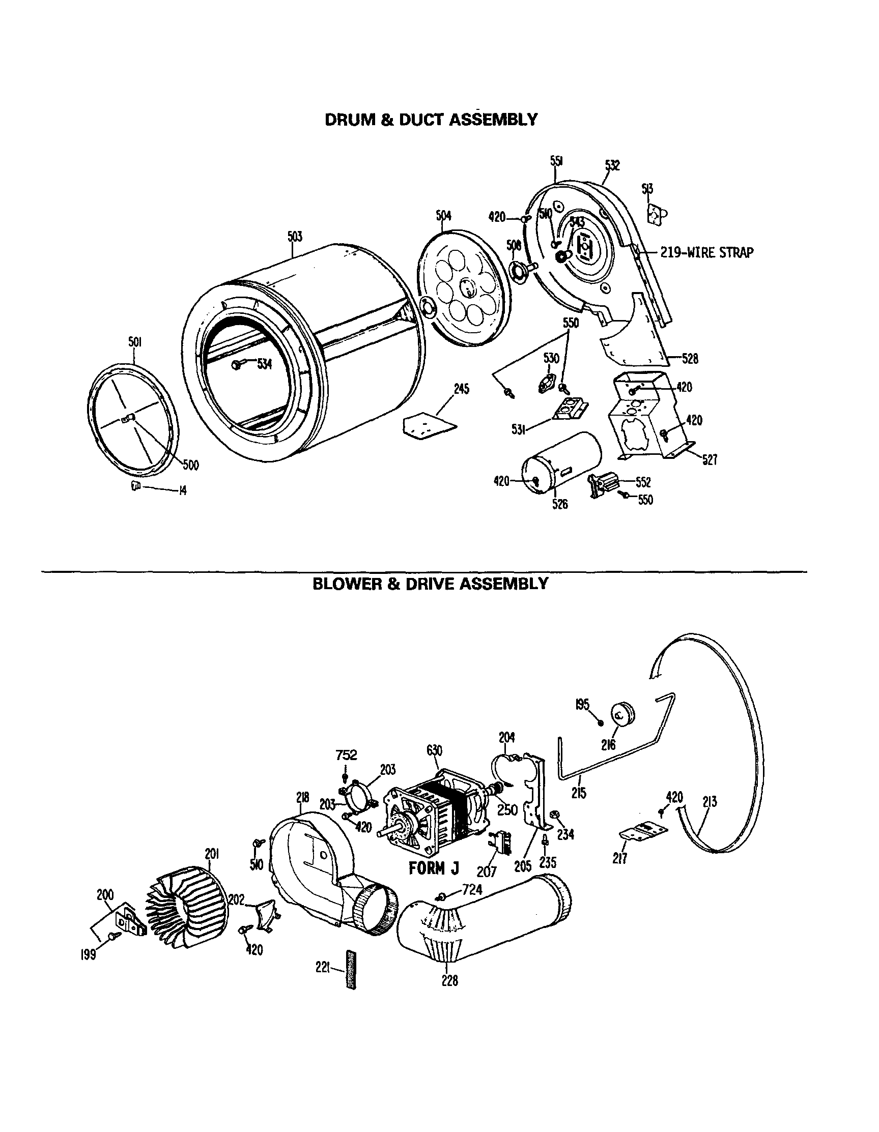 Drum and blower