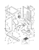 Dryer cabinet and motor