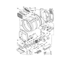 Kenmore Elite 11092964102 dryer bulkhead diagram