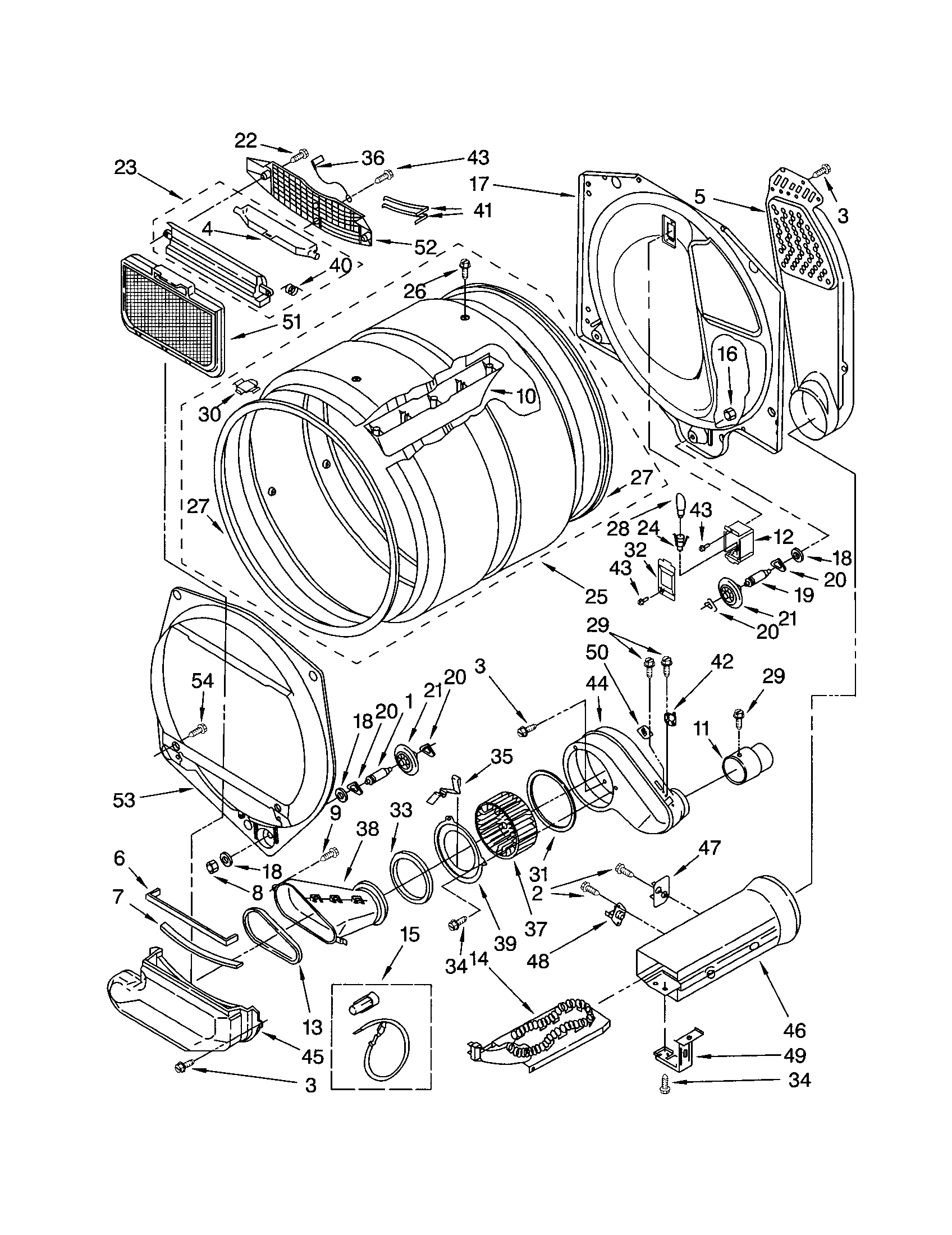 Dryer bulkhead