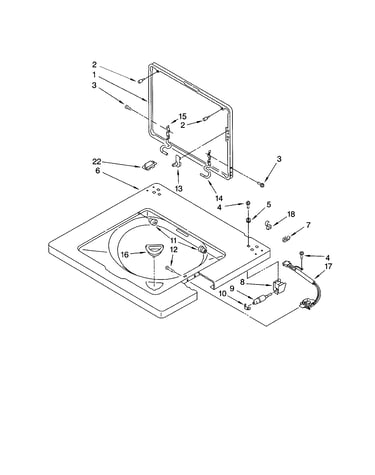 Washer top and lid