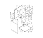 Kenmore Elite 11092962102 washer cabinet diagram