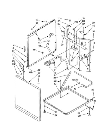 Washer cabinet