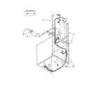 Kenmore 11092976102 dryer support and washer harness diagram