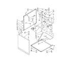 Kenmore 11092972102 washer cabinet diagram