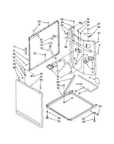 Washer cabinet