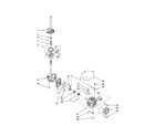 Kenmore 11092976102 brake/clutch/gearcase/motor/pump diagram
