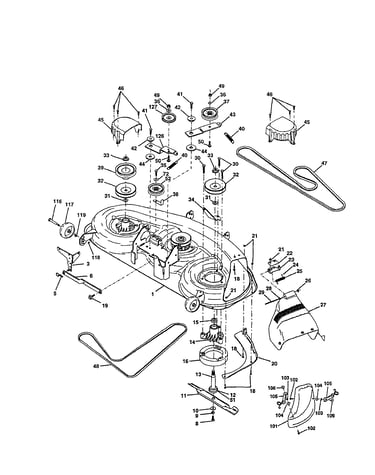 Mower deck