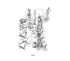 Hoover F5809 upright extractor diagram